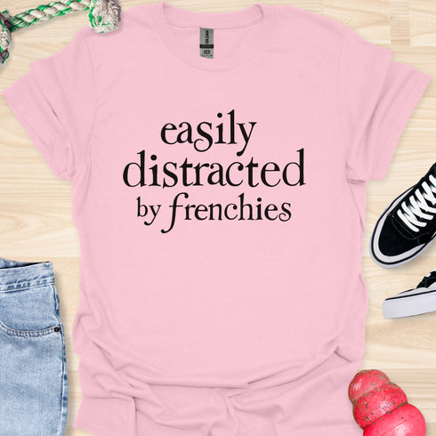 Easily distracted by frenchies - V2 - Traditional T-Shirt